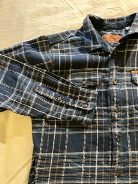 Orvis heavyweight “perfect flannel” button down shirt shacket size XL NWOT